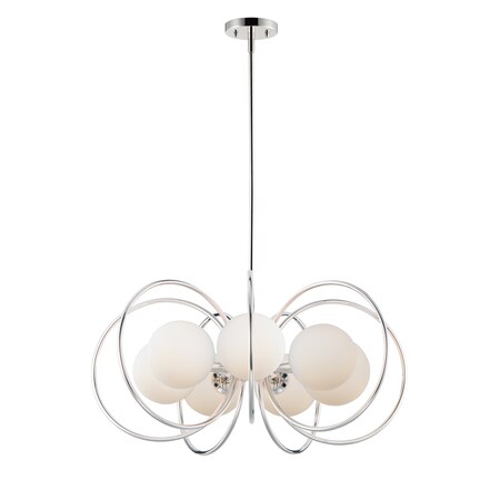 Et2 Revolution 7-Light 29" Wide Polished Nickel Chandelier E12517-92PN